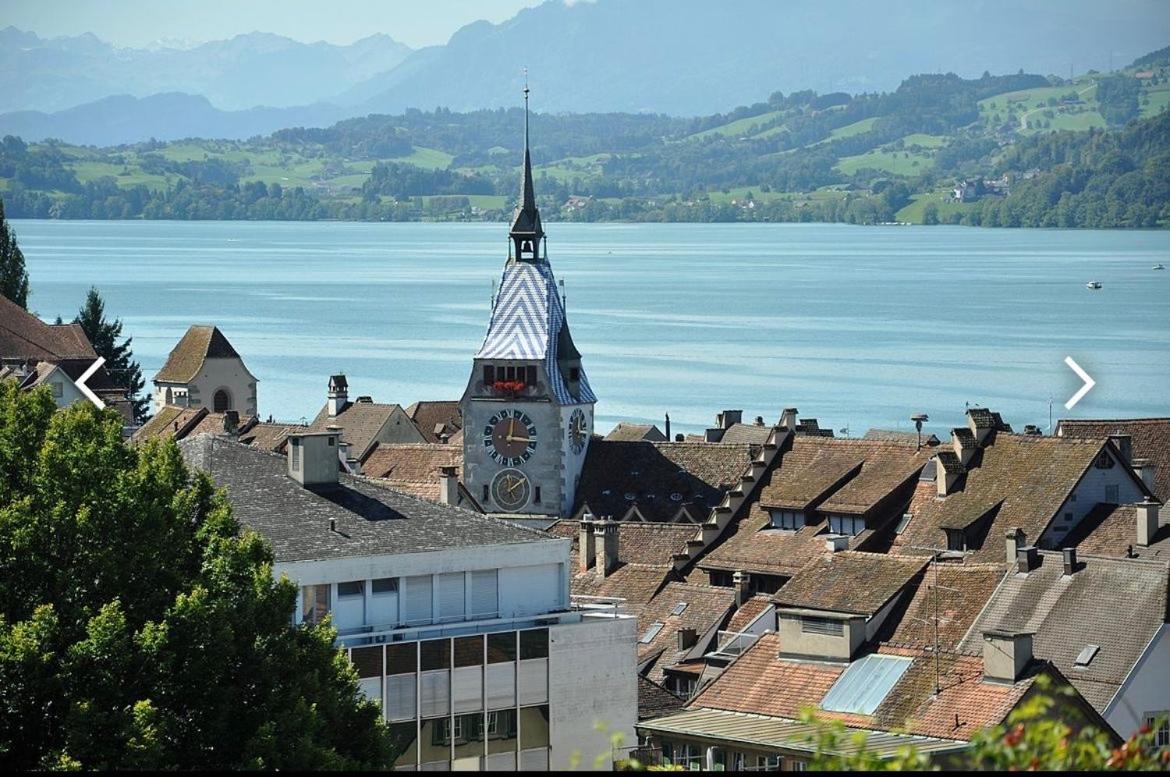 Apartament Studio Flat In The Heart Of Zug, Ideal For Solo Travellers Zewnętrze zdjęcie